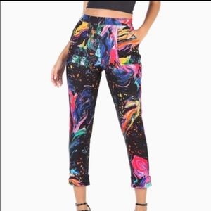 Artist High Waisted Cuffed Pants L